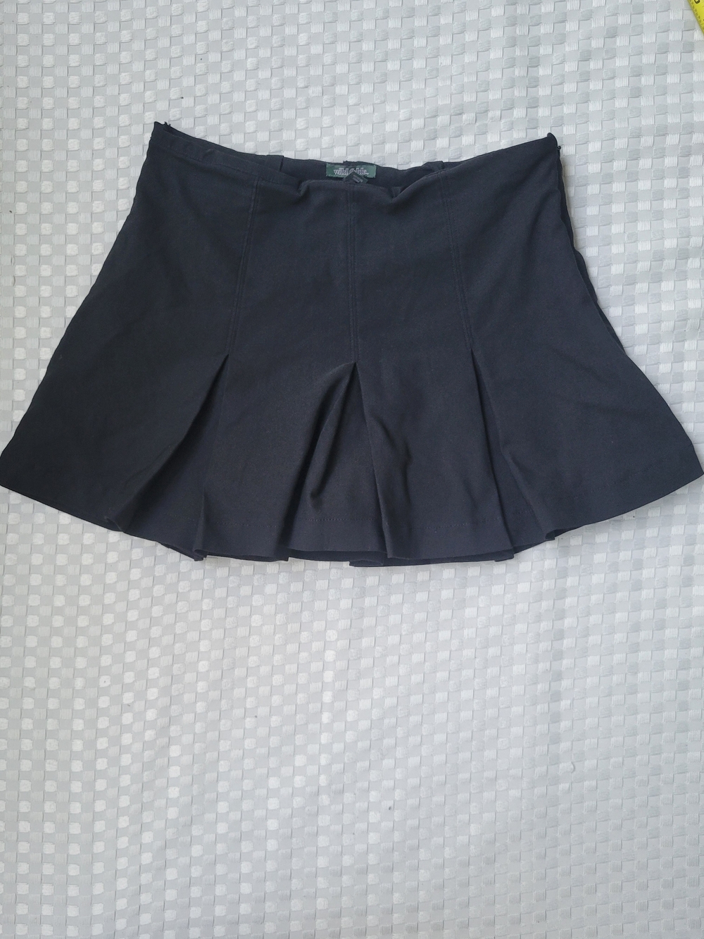 Wild Fable Black Pleated Women’s Skirt - Classic Flared Design Size S